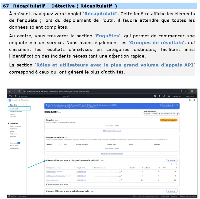 Formation AWS Architecture – Lance ton cloud Amazon sécurisé en 7 jours 28 Detective AWS
